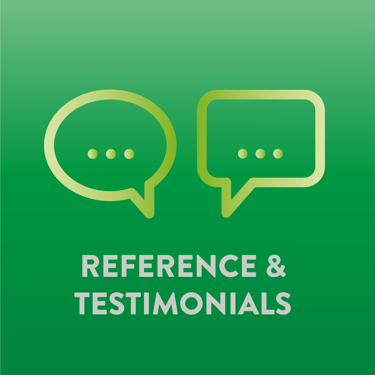 Client Reference and Customer Testimonial Services
